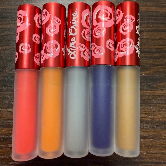 Lime Crime Velvetines Vault Volume 1 NWT! 5 shades, 2.6ml each - Picture 4 of 9